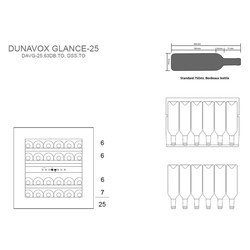 Винный шкаф Dunavox DAVG-25.63DOP.TO