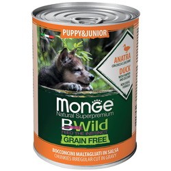 Корм для собак Monge BWild GF Canned Puppy&Junior Duck 0.4 kg