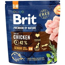 Корм для собак Brit Premium Senior S+M 1 kg