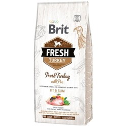 Корм для собак Brit Fresh Turkey with Pea Adult Fit&Slim 2.5 kg