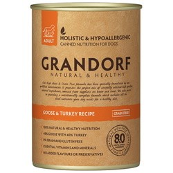 Корм для собак Grandorf Adult Canned with Goose/Turkey 0.4 kg