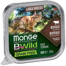Корм для кошек Monge Bwild Grain Free Pate Buffalo 0.1 kg