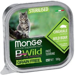 Корм для кошек Monge Bwild Grain Free Pate Cinghiale 0.1 kg