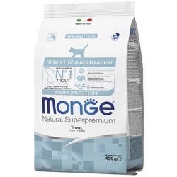 Корм для кошек Monge Speciality Line Monoprotein Kitten Trout 0.4 kg