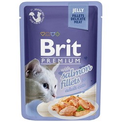 Корм для кошек Brit Premium Pouch Salmon Fillets 0.08 kg