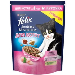 Корм для кошек Felix Double Yummy Kitten Chicken 0.6 kg