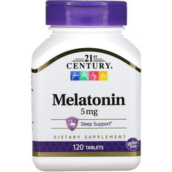 Аминокислоты 21st Century Melatonin 5 mg
