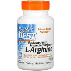Аминокислоты Doctors Best L-Arginine 500 mg