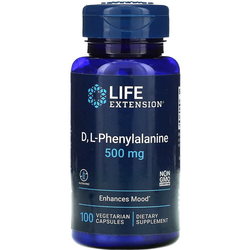 Аминокислоты Life Extension D-L-Phenylalanine 500 mg 100 cap