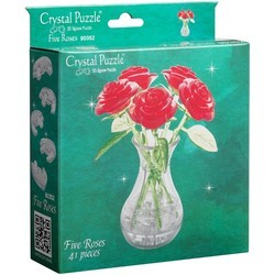 3D пазл Crystal Puzzle Five Roses