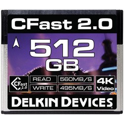 Карта памяти Delkin Devices Premium CFast 2.0 560 512Gb