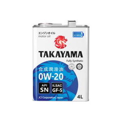 Моторное масло TAKAYAMA 0W-20 SN/GF-5 4L