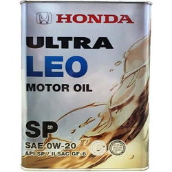 Моторное масло Honda Ultra LEO 0W-20 SP 4L