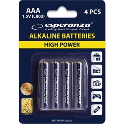 Аккумулятор / батарейка Esperanza High Power 4xAAA