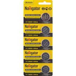Аккумулятор / батарейка Navigator 5xCR2025