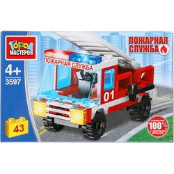 Конструктор Gorod Masterov Fire Engine 3597