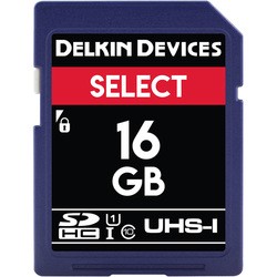 Карта памяти Delkin Devices SELECT UHS-I SDHC 16Gb