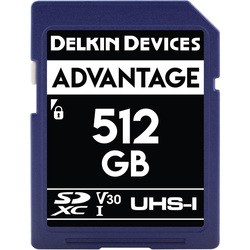 Карта памяти Delkin Devices Advantage UHS-I SDXC 512Gb