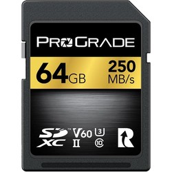 Карта памяти ProGrade Digital SDXC UHS-II V60 250R