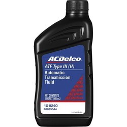 Трансмиссионное масло ACDelco ATF Type III (H) 1L