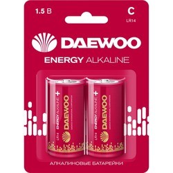 Аккумулятор / батарейка Daewoo Energy Alkaline 2xC