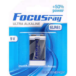 Аккумулятор / батарейка FOCUSray Ultra Alkaline 1xKrona