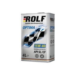 Моторное масло Rolf Optima 15W-40 SL/CF 4L
