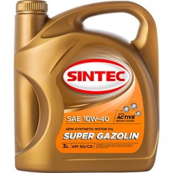 Моторное масло Sintec Super Gazolin 10W-40 3L