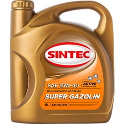 Моторное масло Sintec Super Gazolin 10W-40 4L