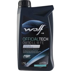 Моторное масло WOLF Officialtech 0W-30 LL-III FE 1L