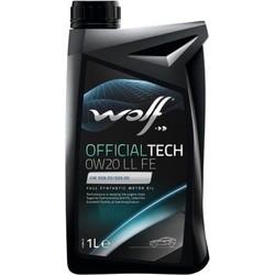 Моторное масло WOLF Officialtech 0W-20 LL-FE 1L