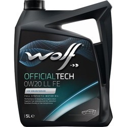 Моторное масло WOLF Officialtech 0W-20 LL-FE 5L