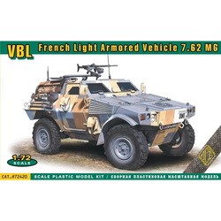 Сборная модель Ace VBL French Light Armored Vehicle 7.62 MG (1:72)