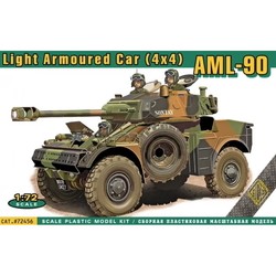 Сборная модель Ace Light Armoured Car (4x4) AML-90 (1:72)