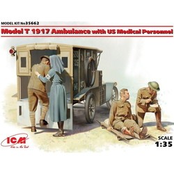 Сборная модель ICM Ambulance with US Medical Personnel (1:35)