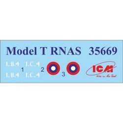 Сборная модель ICM Model T RNAS (1:35)