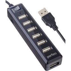 Картридер / USB-хаб Perfeo PF-H034