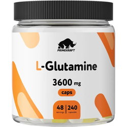 Аминокислоты Prime Kraft L-Glutamine 3600 mg 240 cap