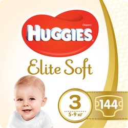 Подгузники Huggies Elite Soft 3 / 144 pcs