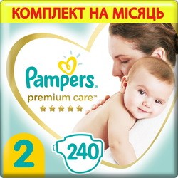 Подгузники Pampers Premium Care 2 / 240 pcs
