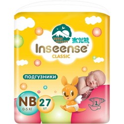 Подгузники Inseense Classic Diapers NB / 80 pcs