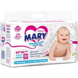 Подгузники MARY Underpads Super 40x60 / 30 pcs