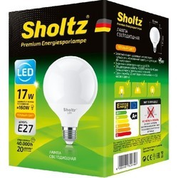 Лампочка Sholtz G95 17W 2700K E27 LEG3207