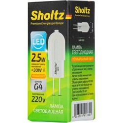 Лампочка Sholtz 2.5W 2700K G4 LOG4133