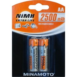 Аккумулятор / батарейка Minamoto 2xAA 2500 mAh