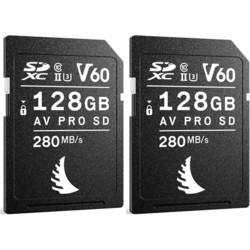 Карты памяти ANGELBIRD AV Pro MK2 UHS-II V60 SDXC 2 Pack 128Gb