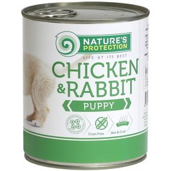 Корм для собак Natures Protection Puppy Canned Chicken/Rabbit 0.8 kg