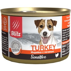 Корм для собак Blitz Sensitive Turkey/Liver 0.2 kg