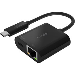 Картридер / USB-хаб Belkin USB-C to Ethernet + Charge Adapter