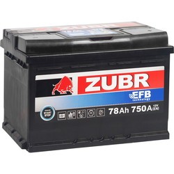 Автоаккумулятор Zubr EFB (6CT-63R)